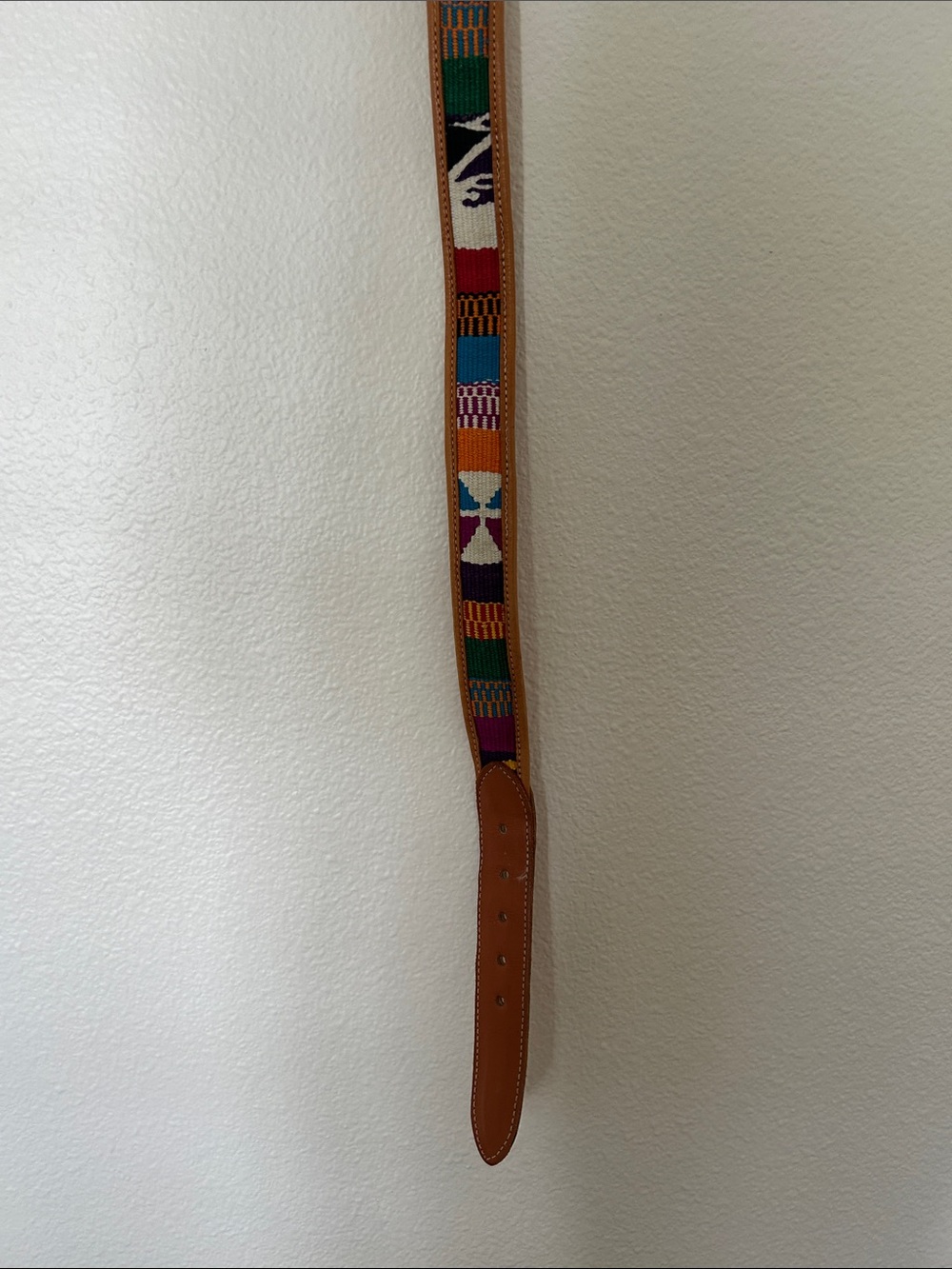 Handcrafted Multicolor Leather Belt - Picture 4 of 5